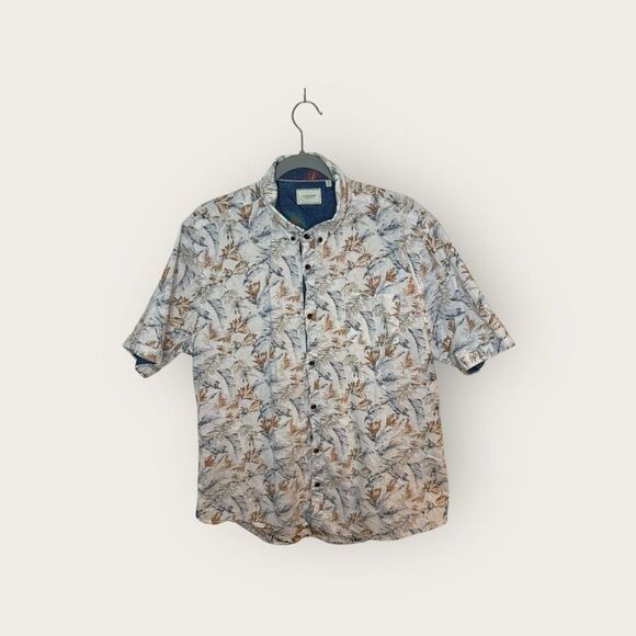 7 Diamonds Men’s Floral Summer Polo Button Down Size 2XL - Picture 1 of 7
